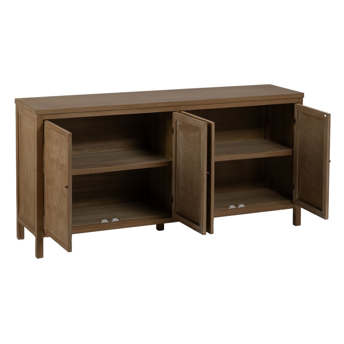 Kredens BRAYAN Naturalny Drewno MDF 160 x 40 x 80 cm